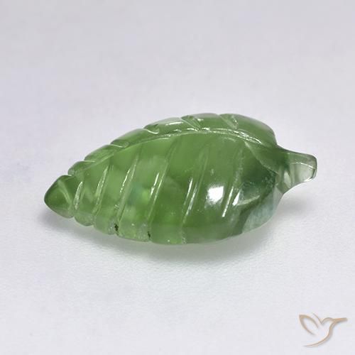 Prehnite Verde medio natural de 4.66 ct, Elegante, Transparente