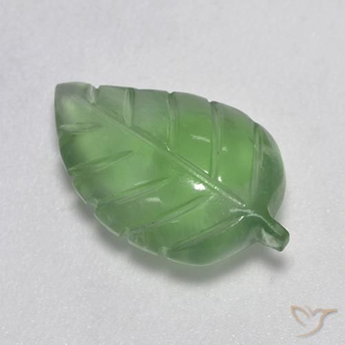 7.19ct Natural Verde pera Prehnite, Elegante, Transparente