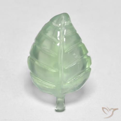 3.91ct Natural Verde muy claro Prehnite, Elegante, Transparente