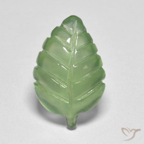 3.86ct Natural Verde amarillento Prehnite, Elegante, Transparente