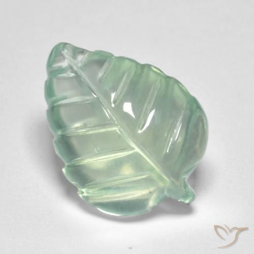 Prehnite Verde amarillo claro natural de 5.48 ct, Elegante, Transparente