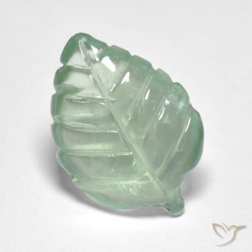 Prehnite Verde muy claro natural de 5.49 ct, Elegante, Transparente