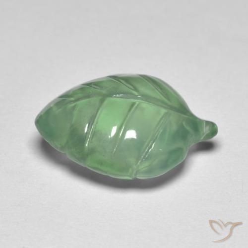 Prehnite Verde claro natural de 5.96 ct, Elegante, Transparente