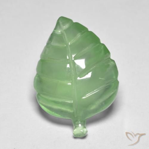 6.73ct Natural Verde amarillo Prehnite, Elegante, Transparente