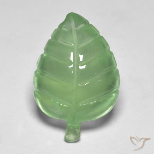 7.90ct Natural Verde lima Prehnite, Elegante, Transparente