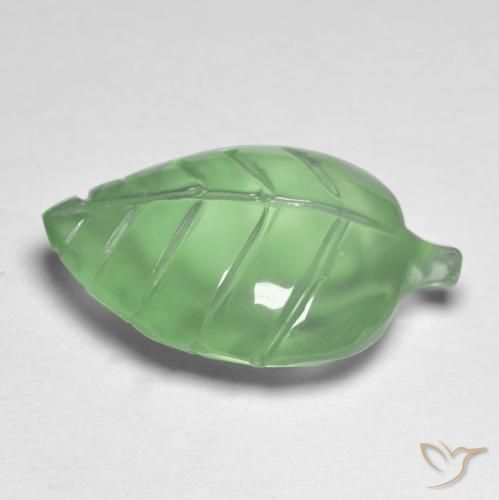 Prehnite Verde lima natural de 9.00 ct, Elegante, Transparente
