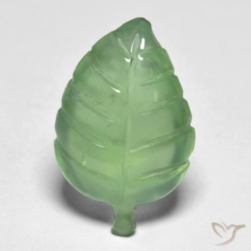 8.13ct Natural Verde amarillento Prehnite, Elegante, Transparente