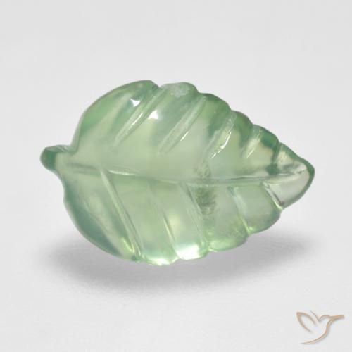 Prehnite Verde amarillo claro natural de 3.70 ct, Elegante, Transparente