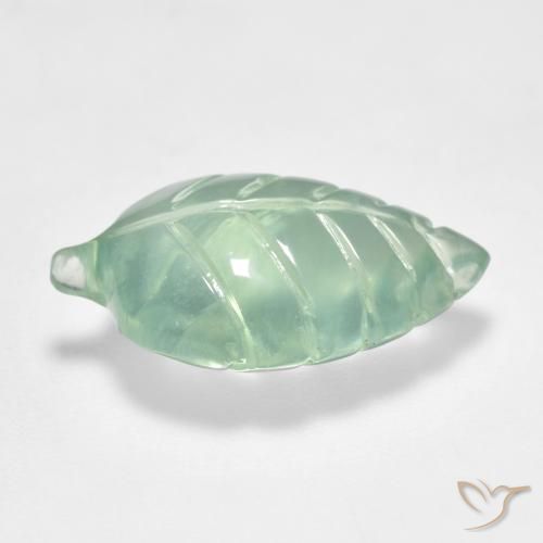 Prehnite Verde amarillo claro natural de 6.27 ct, Elegante, Transparente