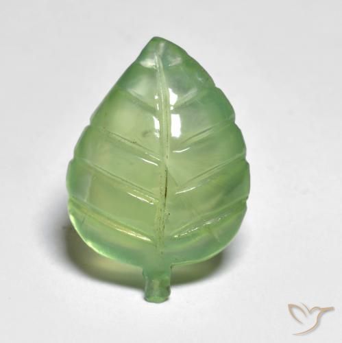 8.23ct Natural Verde Oliva Prehnite, Elegante, Transparente