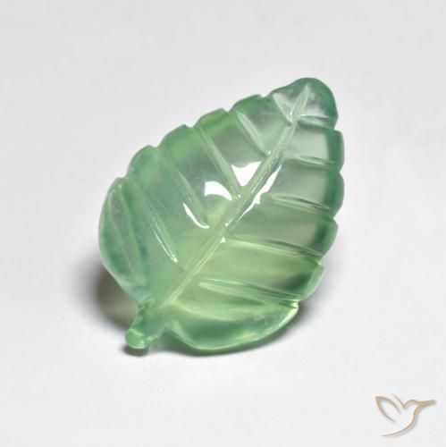 Prehnite Verde claro natural de 7.40 ct, Elegante, Transparente