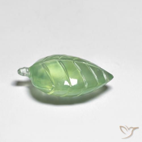 Prehnite Verde amarillo natural de 9.68 ct, Elegante, Transparente