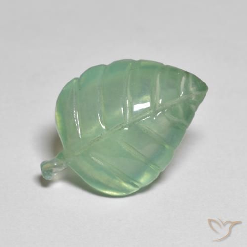 Prehnite Menta claro natural de 7.60 ct, Elegante, Transparente