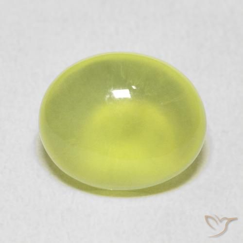 4.85ct Natural Verde lima Prehnite, Ovalada, Transparente