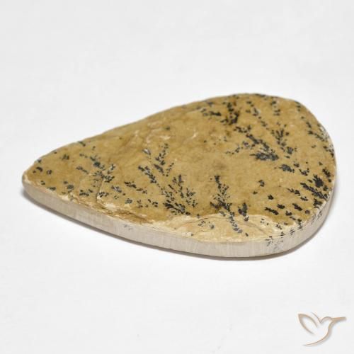 Dendrita de psilomelano Multicolor natural de 27.96 ct, En forma de pera, Opaco