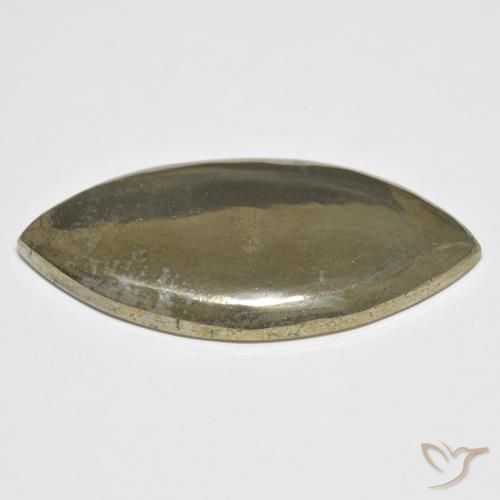 Pirita Oro natural de 45.71 ct, Marquesa, Opaco