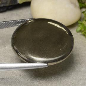 Pirita Multicolor natural de 44.39 ct, Corte Redondo, Opaco