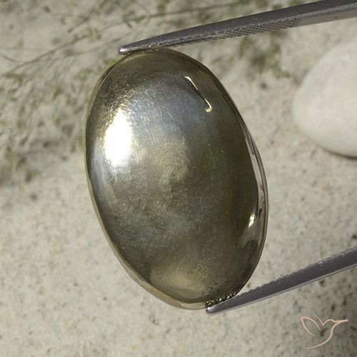 36.23ct Natural Oro Pirita, Ovalada, Opaco