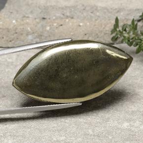 Pirita Oro natural de 54.27 ct, Marquesa, Opaco