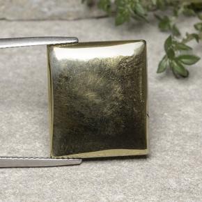 Pirita Oro natural de 19.42 ct, Corte Baguette, Opaco