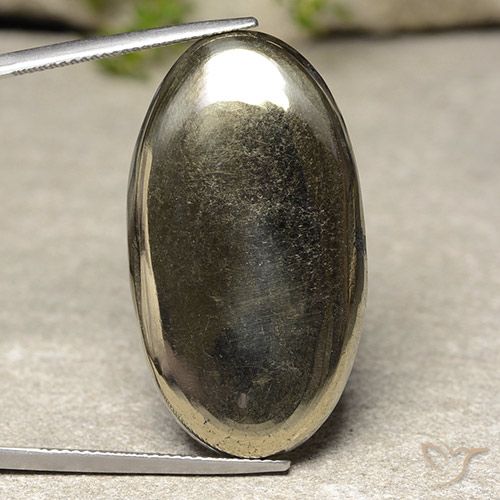 51.94ct Natural Oro Pirita, Ovalada, Opaco