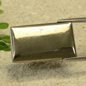 Pirita Oro natural de 16.04 ct, Corte Baguette, Opaco