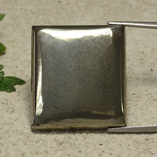 36.09ct Natural Oro Pirita, Corte Baguette, Opaco
