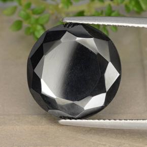 Pirita Gris oscuro metÃ¡lico natural de 19.12 ct, Corte Redondo, Opaco