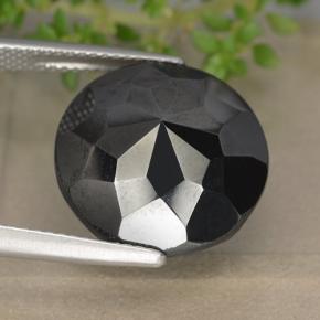 Pirita Gris oscuro metÃ¡lico natural de 19.12 ct, Corte Redondo, Opaco