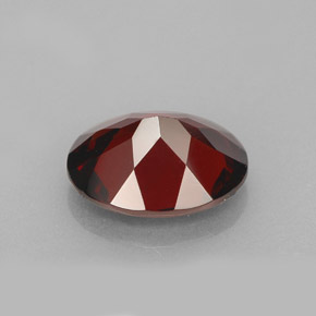 Granate piropo rojo natural de 2,94 ct, corte óvalo, VVS-VS