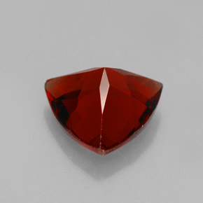 Granate piropo rojo natural de 1,83 ct, trillón, VS