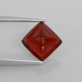 Granate piropo rojo natural de 2,43 ct, transparente, transparente / translúcido