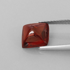 Granate piropo rojo natural de 2,43 ct, transparente, transparente / translúcido