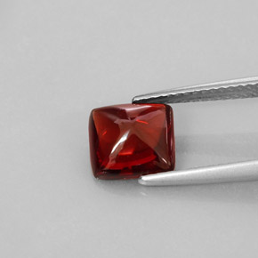 Granate piropo rojo natural de 2,41 ct, transparente, transparente / translúcido