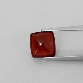 Granate piropo rojo natural de 2,13 ct, transparente, transparente / translúcido