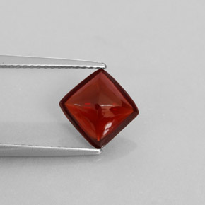 Granate piropo rojo natural de 2,13 ct, transparente, transparente / translúcido