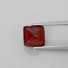 Granate piropo rojo natural de 2,94 ct, transparente, transparente / translúcido