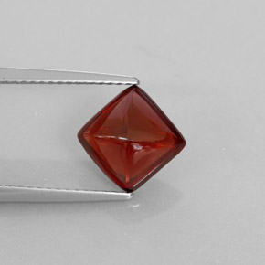 Granate piropo rojo natural de 2,94 ct, transparente, transparente / translúcido