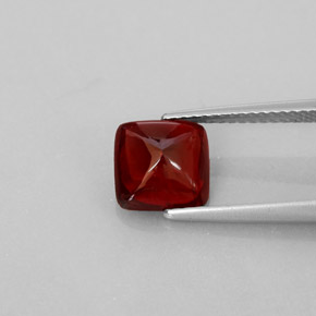 Granate piropo rojo natural de 2,63 ct, transparente, transparente / translúcido