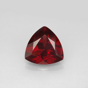 Granate piropo rojo natural de 3,55 ct, trillón, VS