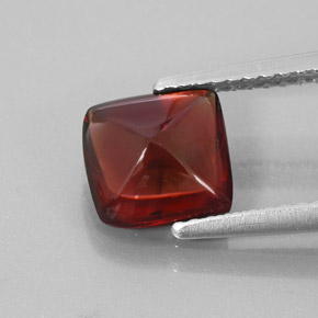 Granate piropo rojo natural de 1,95 ct, transparente, transparente / translúcido