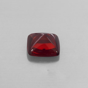 Granate piropo rojo natural de 2,17 ct, transparente, transparente / translúcido