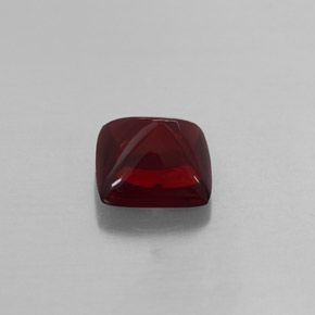Granate piropo rojo natural de 2,40 ct, transparente, transparente / translúcido