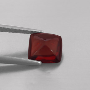 Granate piropo rojo natural de 2,05 ct, transparente, transparente / translúcido