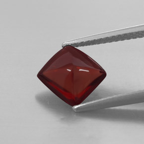 Granate piropo rojo natural de 2,05 ct, transparente, transparente / translúcido