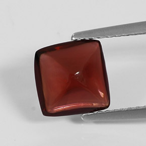 Granate piropo rojo natural de 2,02 ct, transparente, transparente / translúcido