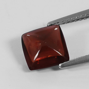 Granate piropo rojo natural de 2,02 ct, transparente, transparente / translúcido
