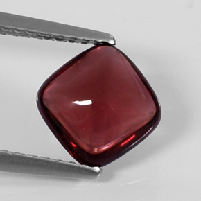 Granate piropo rojo natural de 2,02 ct, transparente, transparente / translúcido