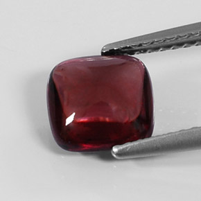 Granate piropo rojo natural de 2,02 ct, transparente, transparente / translúcido