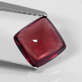 Granate piropo rojo natural de 1,99 ct, transparente, transparente / translúcido